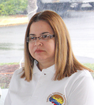 Patricia Andrade, president of Venezuela Awareness